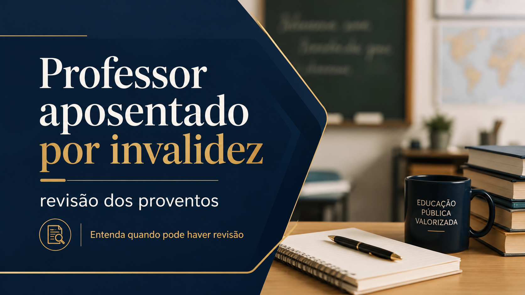 Capa: Professor aposentado por invalidez pode ter direito à revisão dos proventos